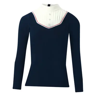 Women's long sleeve riding polo shirt Equithème Cabourg