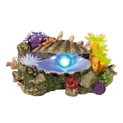 Shell aquarium decoration with plants Nobby Pet