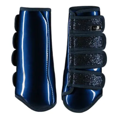 Closed front gaiters for horses with sequined tendon guard Horze