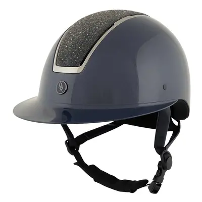 Riding helmet with polo visor BR Equitation Omega Glamourous Glossy