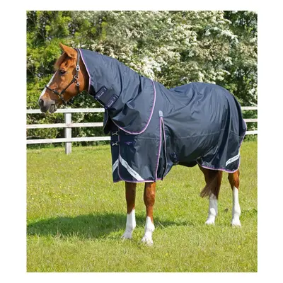 Waterproof outdoor horse blanket with neck cover Premier Equine Buster 70 g