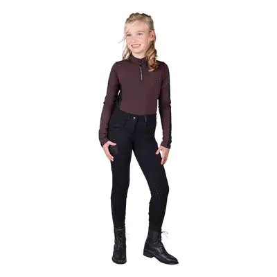 Mid grip riding pants for children QHP Kae