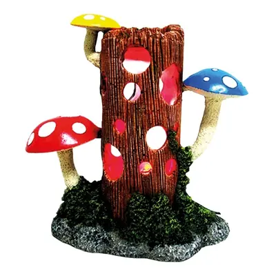 Aquarium decoration trunk and mushrooms with led Nobby Pet