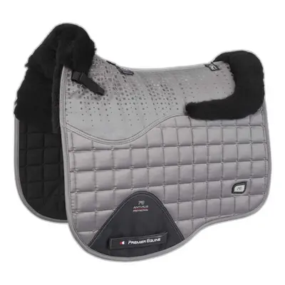 Merino wool dressage saddle pad for horses Premier Equine Capella CC Square