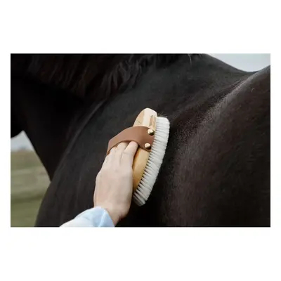 Small soft brush with soft bristles for horses Grooming Deluxe