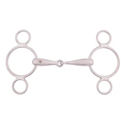 Stainless steel 3 ring bit for adjustable horse BR Equitation