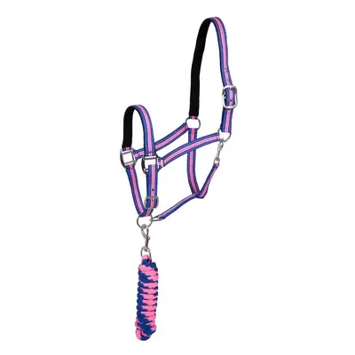 Halter and lead rope set for horse Premiere Equitation Stitch