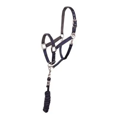 Nylon leather halter and lead ANKY