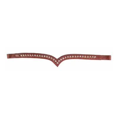 Horse browband 4 rows of crystals Karlslund Kombi