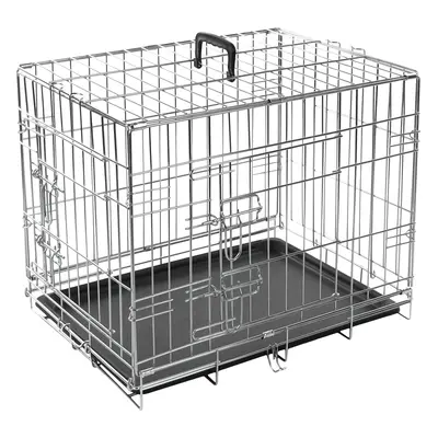 Metal dog transport cage Flamingo Keo