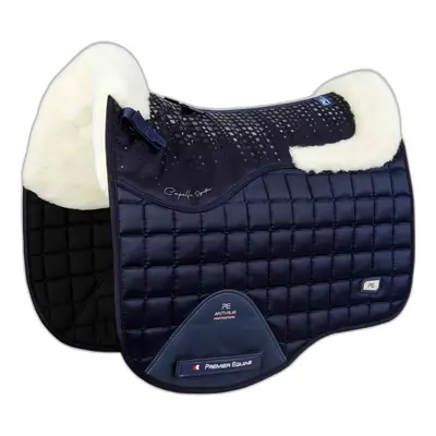 Merino wool dressage saddle pad for horses Premier Equine Capella CC Square