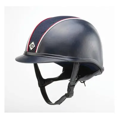 Riding helmet + piping charlotte of the garden imitation leather Charles Owen AYR8