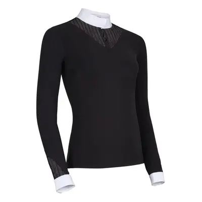 Women's long-sleeved riding polo shirt Samshield Beatrice