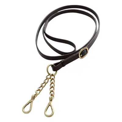 Leather presentation reeds with chains Premier Equine