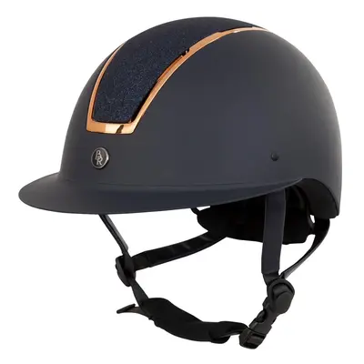 Riding helmet with polo visor BR Equitation Omega Painted Glitter