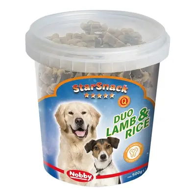 Dog treats Nobby Pet StarSnack Duo Lamb & Rice 500 g