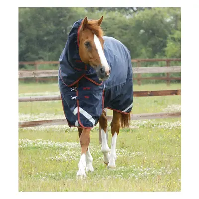 Outdoor horse blanket with neck cover Premier Equine Titan 450 g