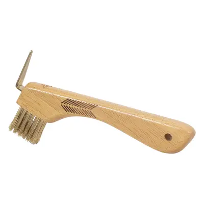 Horse hoof pick with metal bristles Grooming Deluxe