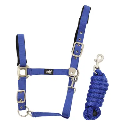 Nylon halter and braided lead rope set for horse Supreme