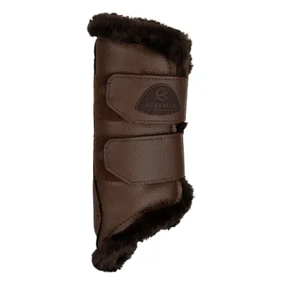 Closed front boots for horses with synthetic fur Acavallo