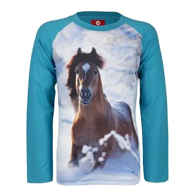 Long sleeve t-shirt Red Horse Pixel FW23