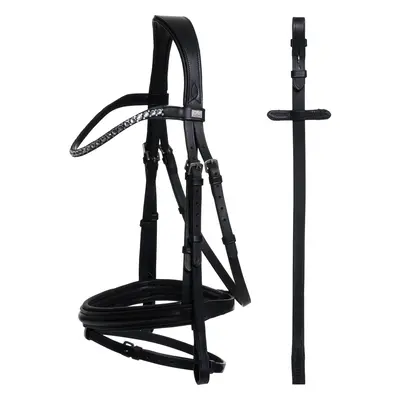 Combined riding bridle and noseband HorseGuard EMI 24.1