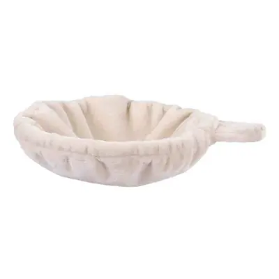 Round cat basket with metal ring Nobby Pet De Luxe