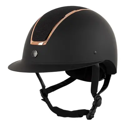 Riding helmet with polo visor BR Equitation Omega Painted Glitter