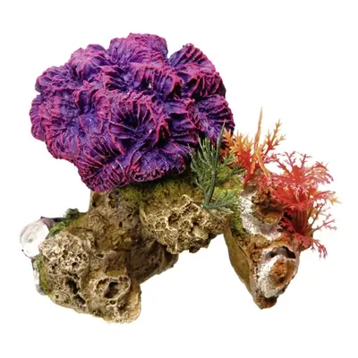 Aquarium decoration with plants Nobby Pet Coral Stone