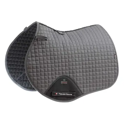 Saddle pad for horses in plain cotton Premier Equine Close Contact GP