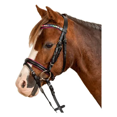 Combined noseband bridle Star Pinky