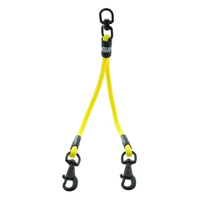 Adjustable coupler for 2 dogs in polyester rope Canihunt Alp