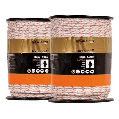 Braided fence cord Gallagher TurboLine (x2)