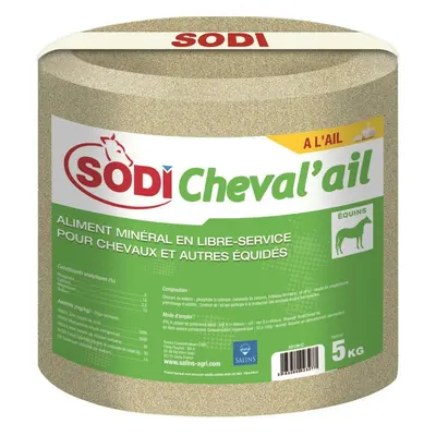 Self-service mineral feed for horses sodicheval'ail Sodi