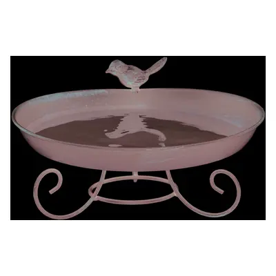 Free-standing metal birdbath Trixie