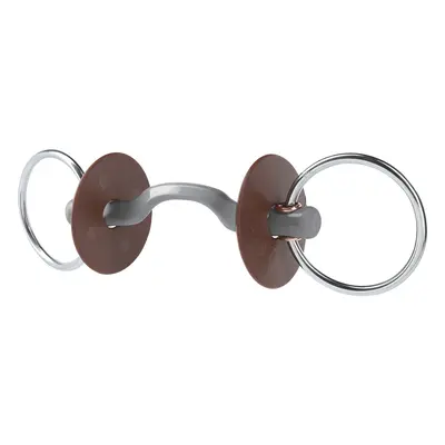 Stainless steel horse bit with tongue slot and ring, hard Beris Konnex Fin