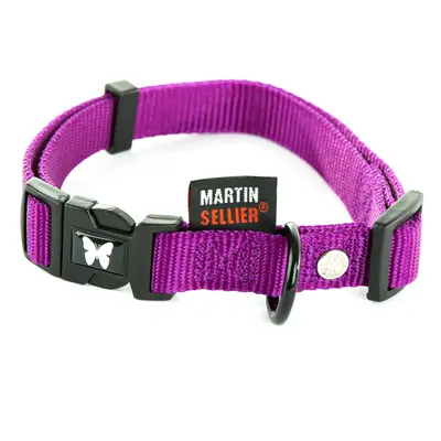 Adjustable nylon dog collar Martin Sellier 16-30/45