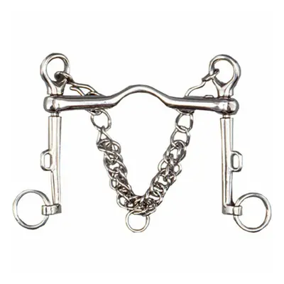 Stainless steel horse bridle bit with tongue hole Tattini