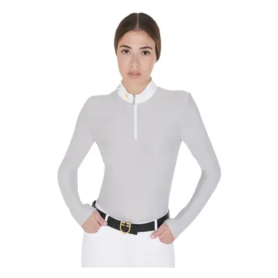 Technical long-sleeve riding polo for women Equestro