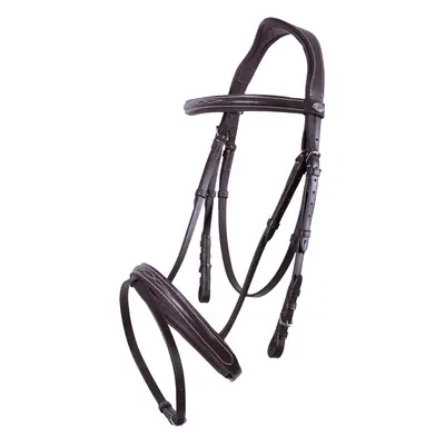 Riding bridles with decorative stitching QHP