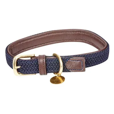 Braided leather dog collar Weatherbeeta