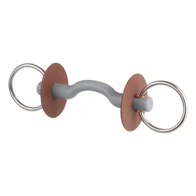 Mouthpiece for horse with tongue roller, ring, soft Beris