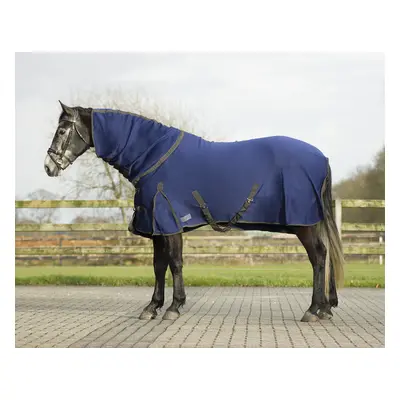 Outdoor horse blanket with neck cover QHP 240 g