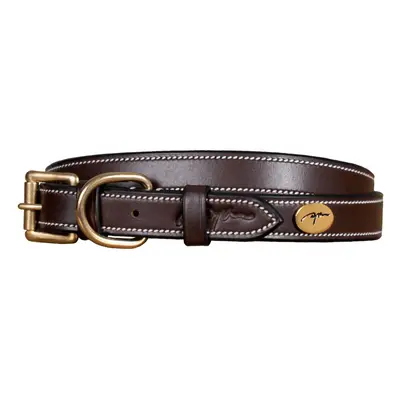 Flat leather dog collar Dy’on