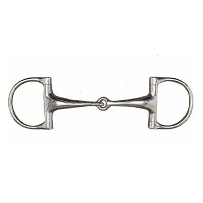 Stainless steel broken Verdun snaffle bit with large barrels Tattini