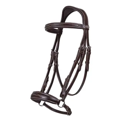 Combined riding bridle and noseband QHP Allemande