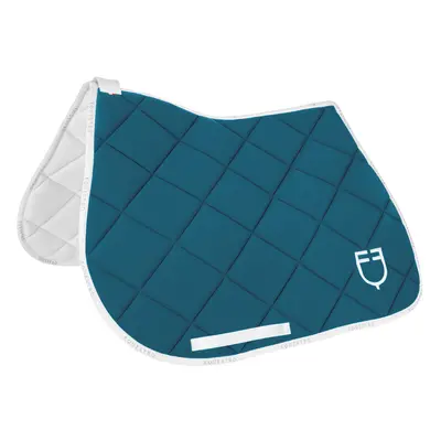 Technical fabric jumping saddle pad with logo for horse Equestro