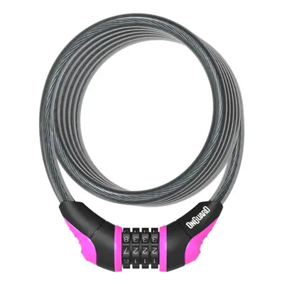 Cable lock Onguard Neon Coil Combo-180cmx12mm