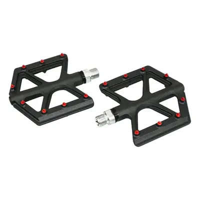 Pedals bmx-vtt downhill alu carbon fiber threading 9-16 with red pins P2R