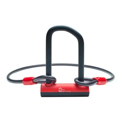 Antitheft u with support Qloc Security Ø14 75/150mm + câble Ø12/1000mm